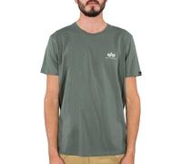 Alpha Industries Basic Small Logo Short Sleeve T-shirt Verde M Uomo