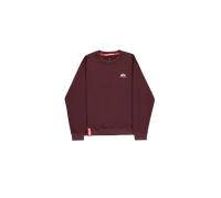 Alpha Industries Basic Small Logo Sweatshirt Felpe Taglia L - Rosso scuro