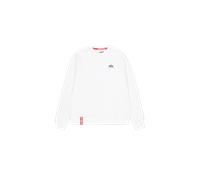 Alpha Industries Basic Small Logo Sweatshirt Bianco S Uomo
