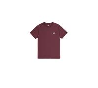 Alpha Industries Basic Small Logo T-Shirt Magliette Taglia S - Rosso scuro