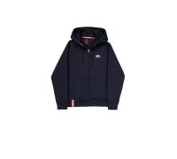 Alpha Industries Basic Small Logo Zip Hoodie Taglia S - Blu