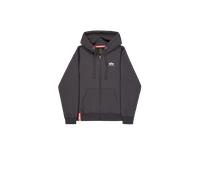 Alpha Industries Basic Small Logo Zip Hoodie Taglia XL - Grigio