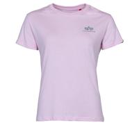 Alpha Industries Basic Small ogo Donna T-Shirt rosa, taglia L