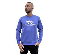 Alpha Industries Basic Sweater da Uomo Electric Violet S