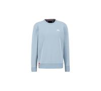 ALPHA INDUSTRIES Felpa blu chiaro / rosso / bianco, Taglia M