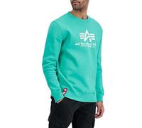 Alpha Industries Basic Sweater Felpa da Uomo Atomic Green