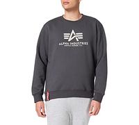 Alpha Industries Basic Sweater Felpa da Uomo Greyblack