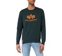 Alpha Industries Basic Sweater Felpa da Uomo Maglione, Dark Petrol, S