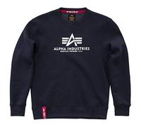 Alpha Industries Basic Sweater Felpa da Uomo Navy