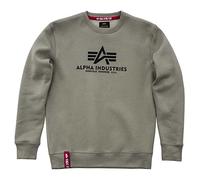Alpha Industries Basic Sweater Felpa da Uomo Olive