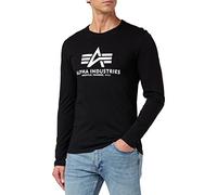 Maglietta a manica lunga Alpha Industries Basic Noir M