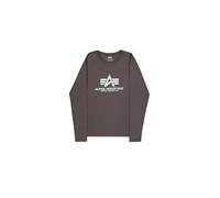 Alpha Industries Basic T LS a Maniche Lunghe per Uomo Vintage Grey