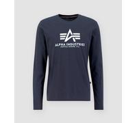 Alpha Industries Basic T - LS Longsleeve / Unisex M Blu