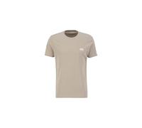 Alpha Industries Basic T Small Logo da Uomo Vintage Sand XXL