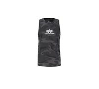 Alpha Industries Basic Tank Canotta Mimetica da Uomo Canottiera, Black Camo, 3XL
