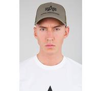Alpha Industries Basic Trucker cap Cappello da Uomo, Dark Green, Taglia Unica