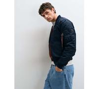 Alpha Industries - Bomber blu navy con tasca MA1 2XL