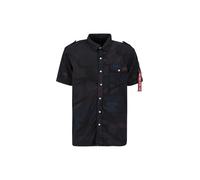 Alpha Industries Camo Slim Shirt Sovracamicie Taglia XS - Mimetismo nero