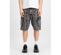 Alpha Industries Canvas Acid Shorts Pantaloncini Taglia 33 - Nero