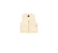 Alpha Industries Canvas Acid Vest Gilet da uomini Taglia 2XL - Bianco
