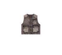 Alpha Industries Canvas Acid Vest Smanicato Taglia S - Nero