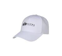 ALPHA INDUSTRIES Cappello da baseball nero / bianco Uomo ALPHA INDUSTRIES 55-60