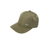Alpha Industries Metal Label Cap Copricapo da uomini Taglia onesize - Verde