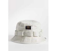 Alpha Industries - Cappello da pescatore color pietra con logo-Neutro One Size