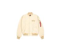 Alpha Industries Coach Back Embroidery Light Giacche bomber Taglia S - Bianco
