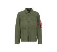 Alpha Industries Color Block Overshirt Sovracamicie Taglia 3XL - Verde
