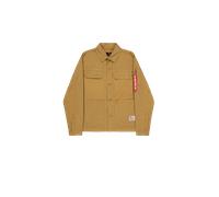 Alpha Industries Color Block Overshirt Sovracamicie Taglia S - Verde kaki