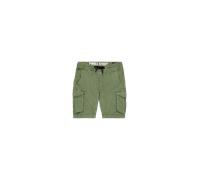 Alpha Industries Cotton Twill Jogger Shorts Pantaloni della tuta Taglia S - Verde