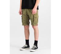 Alpha Industries Cotton Twill Jogger Slim Shorts Pantaloni della tuta Taglia L - Verde oliva