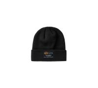 ALPHA INDUSTRIES Berretto nero / bianco, Taglia 55-60