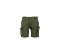 Alpha Industries Crew Patch Shorts Pantaloncini Taglia 28 - Verde