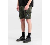 Alpha Industries Pantaloncini Crew Patch Cargo Uomo Grigio scuro Taglia 34