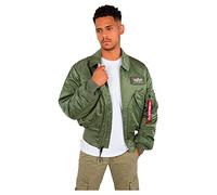 ALPHA INDUSTRIES Giacca di mezza stagione 'CWU 45' oliva / rosso scuro / bianco, Taglia XL