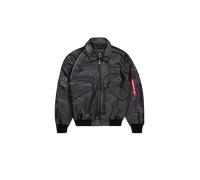 Alpha Industries CWU-45/P Leather Heritage Giacche bomber Taglia M - Nero