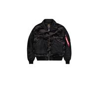 Alpha Industries CWU-45/P Teddy MOD Camo Bomber giacca da uomo Black Camo M