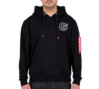 Alpha Industries Dark Side Felpa con Cappuccio da Uomo Black/Reflective