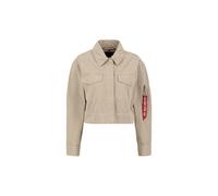 Alpha Industries Deck Cropped Giacche Taglia L - Beige
