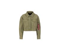 Alpha Industries Deck Cropped Giacche Taglia L - Verde oliva