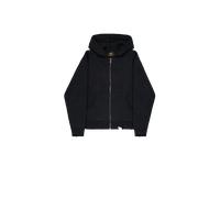 Alpha Industries Distressed Knit Hooded Jacket Maglieria Taglia 3XL - Nero