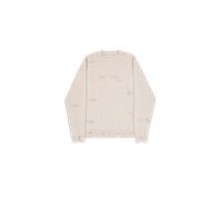 Alpha Industries Distressed Logo Sweatshirt Maglieria Taglia L - Beige