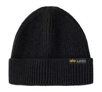 Alpha Industries Dockers Beanie Berretto Classico, Black, Taglia Unica Unisex-Adulto