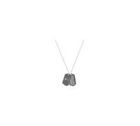 Alpha Industries Dog Tag Collana Silver One Size