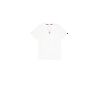 Alpha Industries Dog-Tag T-Shirt da Uomo White XS