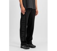 Alpha Industries Dye To Match Alpha Side Wording Jogger Pantaloni della tuta Taglia S - Nero