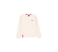 Alpha Industries Basic Small Logo Sweatshirt Felpe Taglia L - Bianco