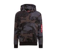 Alpha Industries Felpa Con Cappuccio Back Print Camo